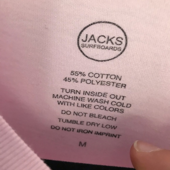 Jacks Surfboards Girls Pink T Shirt - Picture 3 of 3